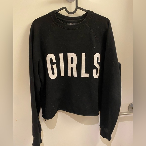 Brunette The Label, Girls Cropped Crew Neck XS/S - Picture 1 of 3